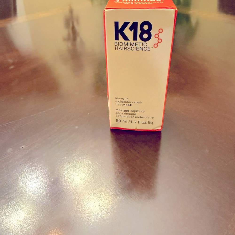 K18 Leave-In Molecular Hair Mask, Repairs Dry or Damaged Hair